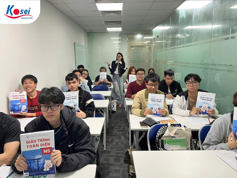 Giáo trình Toàn Diện N5 độc quyền của Kosei do các Sensei giàu kinh nghiệm biên soạn